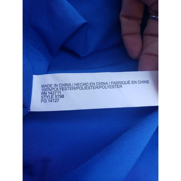 Eloquii Women's Open Front Bell Ruffle Sleeve Blazer Size 28 - Picture 8 of 8